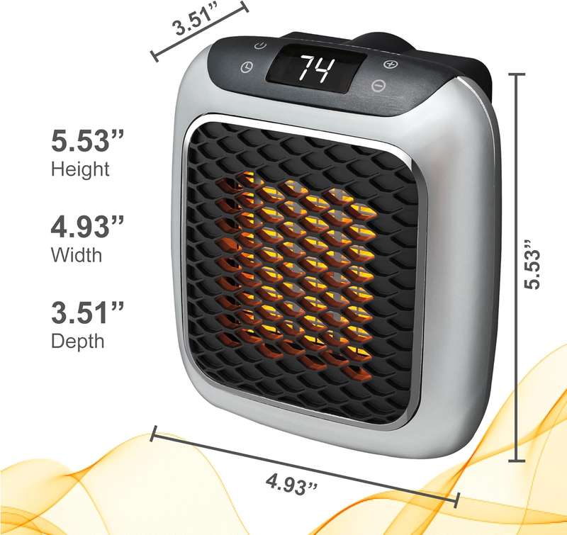 Mini Plug-In Wall Heater