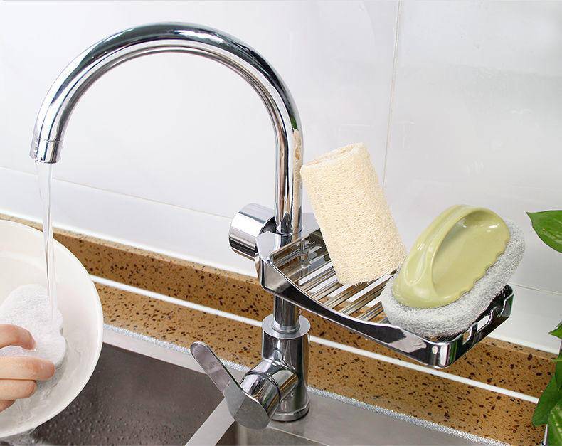 Stain Steel Single Kitchen Sink Organizer_0