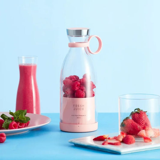 Portable USB Mini Juicer – Rechargeable Blender for Smoothies On-the-Go