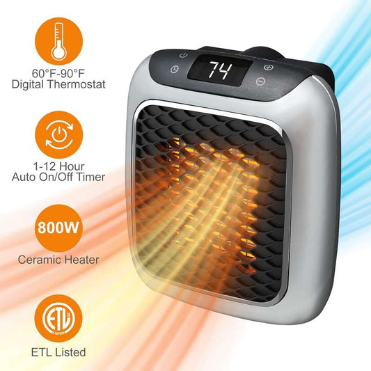 Mini Plug-In Wall Heater